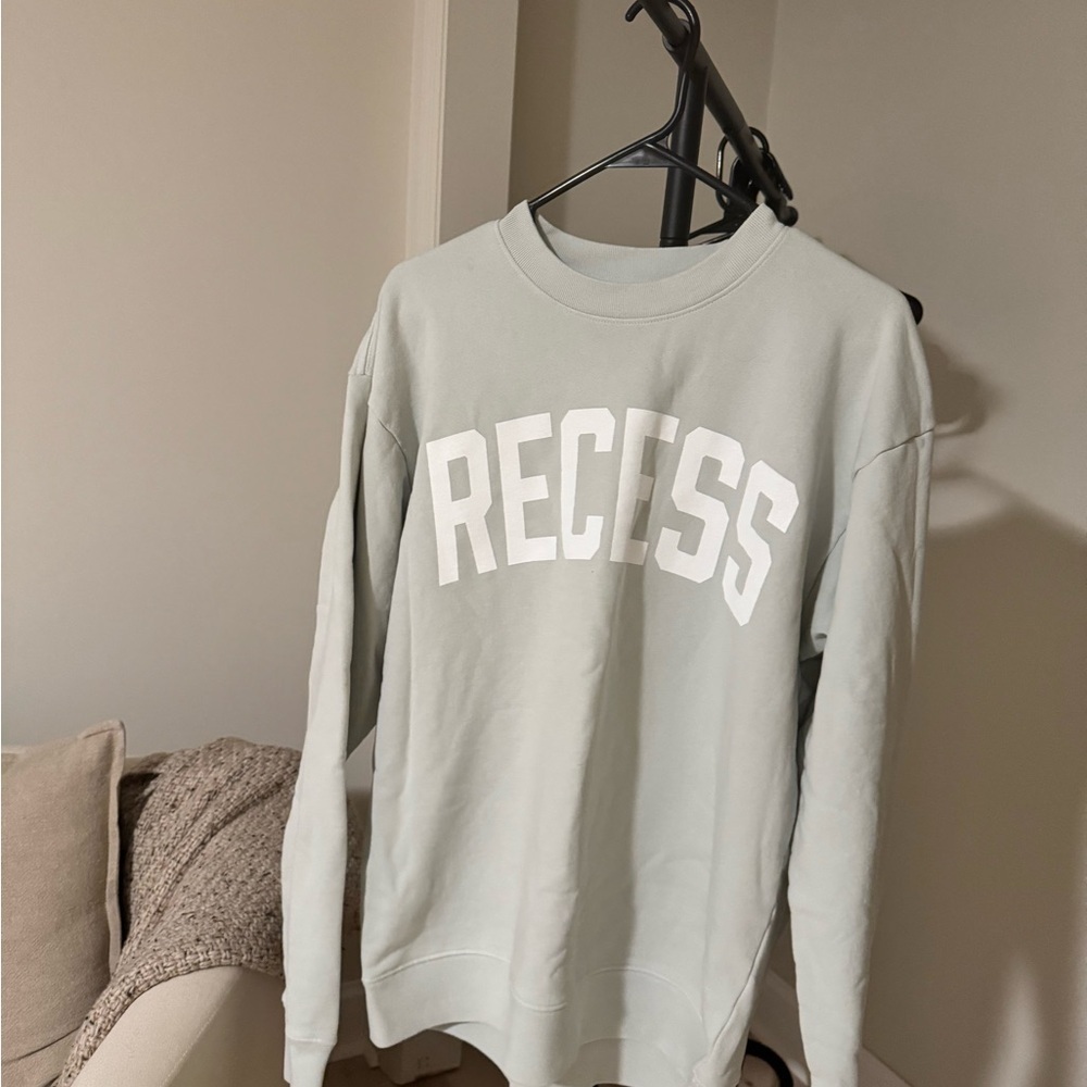 Recess Pickleball Classic Crewneck Grey Sweatshirt - Picture 4 of 4